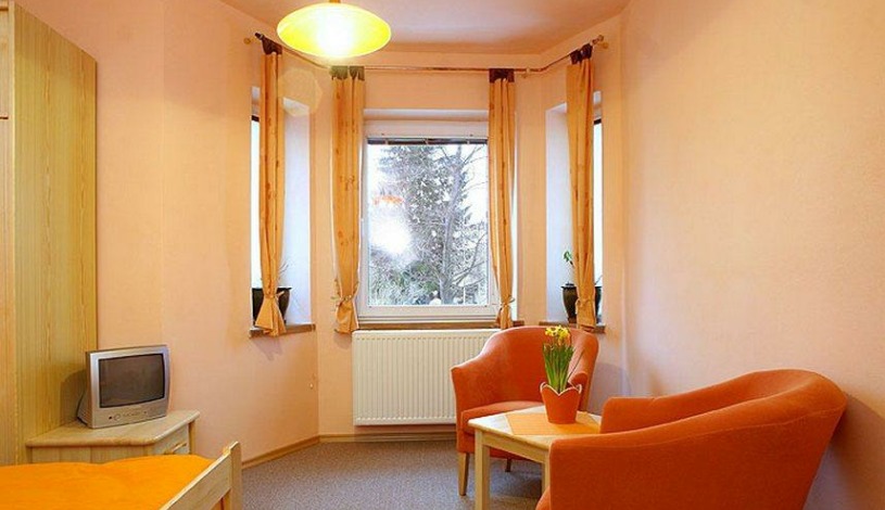 Penzion Sluneční dům Český Krumlov - Žlutý pokoj